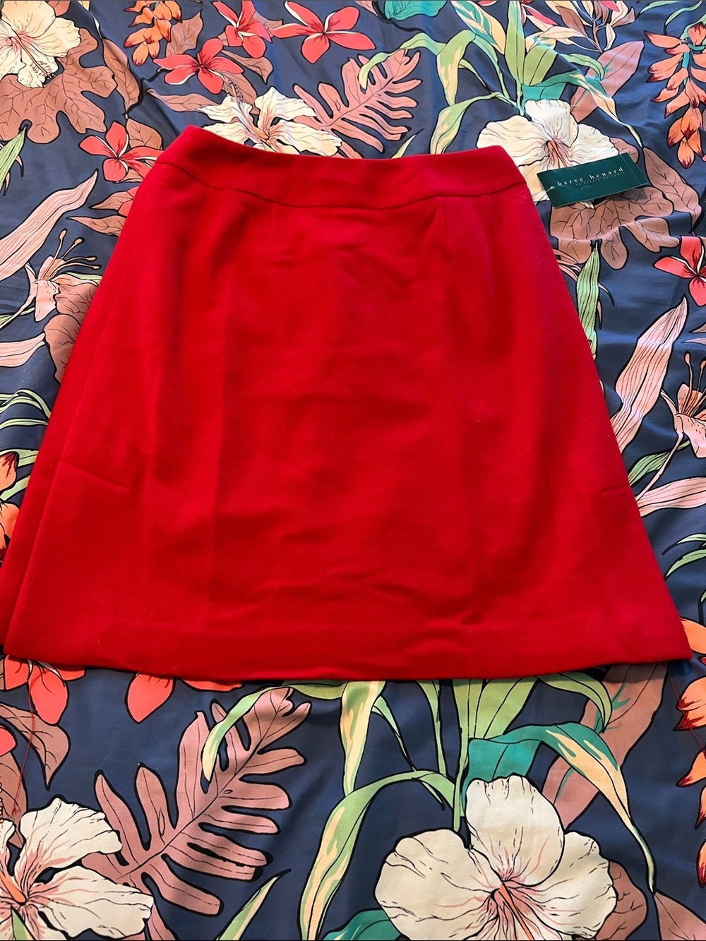 Vintage cashmere blend skirt new